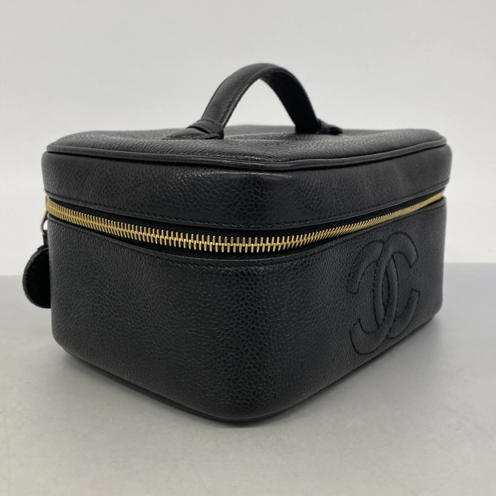 CHANEL Black Caviar Leather Vanity Bag - Picture 2 of 10